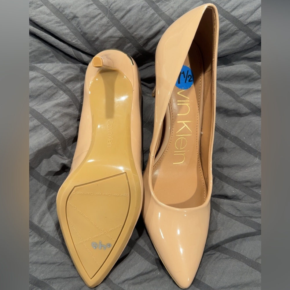 Calvin Klein Tan Stiletto Heels